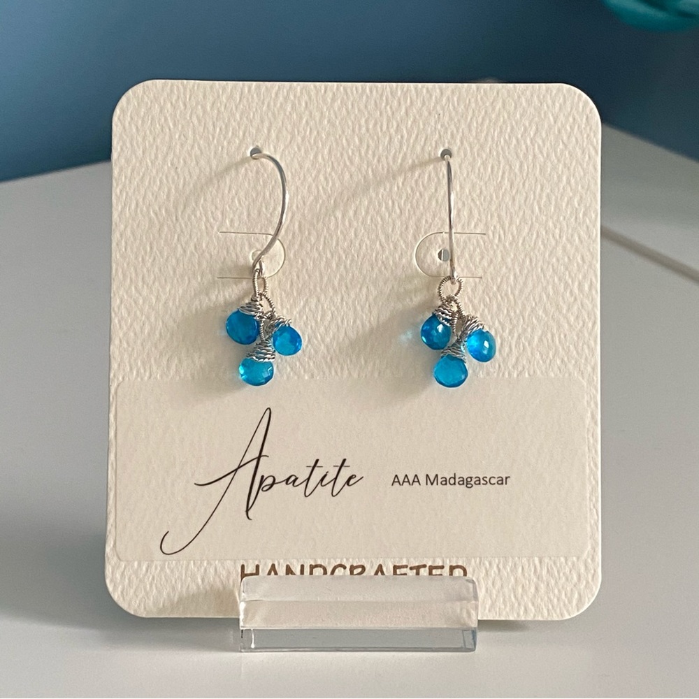AAA Apatite from Madagascar with Sterling Silver